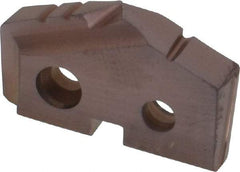 Allied Machine and Engineering - 55/64" Diam x 5/32" Thick, Seat Code 1, 132° Included Angle Spade Drill Insert - AM200 Coated, Cobalt, Grade Super Cobalt, Series GEN2 T-A - Eagle Tool & Supply