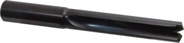 Allied Machine and Engineering - Series 2.5, 1-3/16 to 1-3/8" Diam, 1-1/4" Diam Straight Shank, Straight Flute Spade Drill - 5-3/8" Max Depth, 6-41/64" Body Length, 10" OAL, Intermediate Length, Through Coolant - Eagle Tool & Supply
