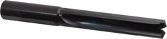 Allied Machine and Engineering - Series 2.5, 1-3/16 to 1-3/8" Diam, 1-1/4" Diam Straight Shank, Straight Flute Spade Drill - 5-3/8" Max Depth, 6-41/64" Body Length, 10" OAL, Intermediate Length, Through Coolant - Eagle Tool & Supply