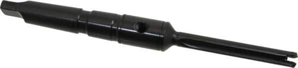 Allied Machine and Engineering - Series Y, 3/8 to 27/64" Diam, 2MT Taper Shank, Straight Flute Spade Drill - 2-3/8" Max Depth, 4-19/32" Body Length, 7-7/16" OAL, Standard Length, Through Coolant - Eagle Tool & Supply