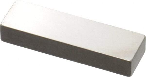 Mitutoyo - 0.19" Rectangular Steel Gage Block - Accuracy Grade AS-1, Includes Certificate of Inspection - Eagle Tool & Supply