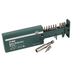 Torx Bit Selector Set T5-T30, Magnetic 1/4″ Bit Holder in Plastic Storage Box - Eagle Tool & Supply