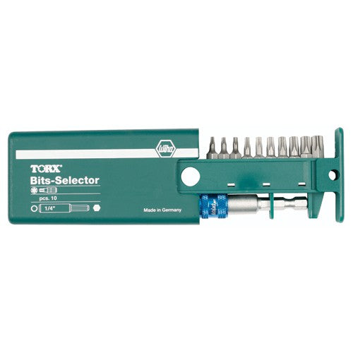 Torx Bit Selector Set T7-T40, Magnetic 1/4″ Bit Holder in Plastic Storage Box - Eagle Tool & Supply