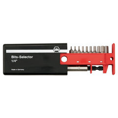 Hex Inch Bit Selector Set 1/16″-1/4″, Magnetic 1/4″ Bit Holder in Plastic Storage Box - Eagle Tool & Supply