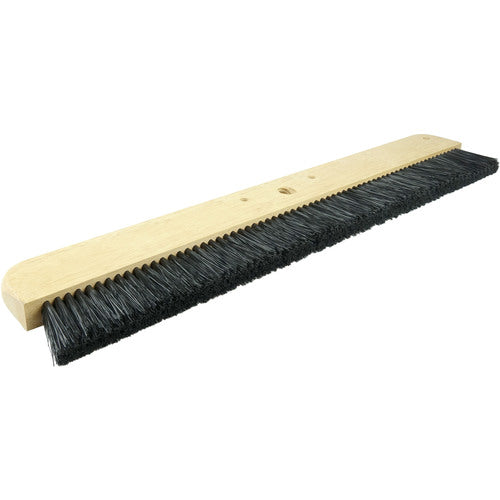 24″ Cement Finishing Brush, Wood Block, Black Polypropylene Fill, 3-1/4″ Trim - Eagle Tool & Supply