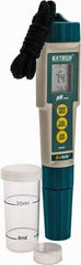 Extech - 0 to 14 pH, pH Meter - Flat Surface pH Meter Probe, Accurate up to 0.01 pH - Eagle Tool & Supply