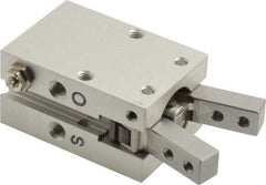 SMC PNEUMATICS - M5x0.8 Double Action Air Gripper - Internal & External Angular Gripper, 15 to 87 psi - Eagle Tool & Supply