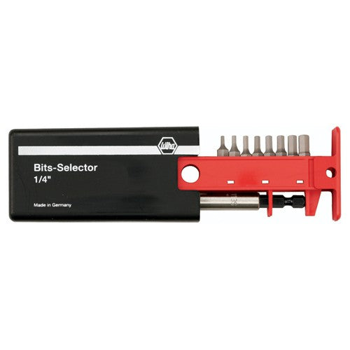 Hex Metric Bit Selector Set 1.5-8.0 mm, Magnetic 1/4″ Bit Holder in Plastic Storage Box - Eagle Tool & Supply