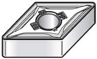 Kennametal - DNMG442 MP Grade KC5010 Carbide Turning Insert - TiAlN Finish, 55° Diamond, 1/2" Inscr Circle, 1/4" Thick, 1/32" Corner Radius - Eagle Tool & Supply