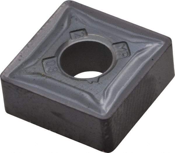 Kennametal - SNMG432 MP Grade KC5010 Carbide Turning Insert - TiAlN Finish, 90° Square, 1/2" Inscr Circle, 3/16" Thick, 1/32" Corner Radius - Eagle Tool & Supply