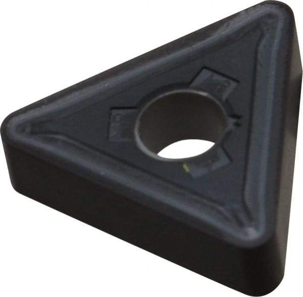 Kennametal - TNMG434 MP Grade KC5010 Carbide Turning Insert - TiAlN Finish, 60° Triangle, 1/2" Inscr Circle, 3/16" Thick, 1/16" Corner Radius - Eagle Tool & Supply