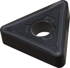 Kennametal - TNMG434 MP Grade KC5010 Carbide Turning Insert - TiAlN Finish, 60° Triangle, 1/2" Inscr Circle, 3/16" Thick, 1/16" Corner Radius - Eagle Tool & Supply