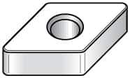 Kennametal - DNMA433 T0820 Grade KY3500 Ceramic Turning Insert - Uncoated, 55° Diamond, 1/2" Inscr Circle, 3/16" Thick, 3/64" Corner Radius - Eagle Tool & Supply