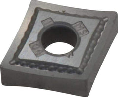 Kennametal - CNMG431 MS Grade K313 Carbide Turning Insert - Uncoated, 80° Diamond, 1/2" Inscr Circle, 3/16" Thick, 1/64" Corner Radius - Eagle Tool & Supply