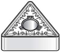 Kennametal - TNMG333 FP Grade KC5010 Carbide Turning Insert - TiAlN Finish, 60° Triangle, 3/8" Inscr Circle, 3/16" Thick, 3/64" Corner Radius - Eagle Tool & Supply