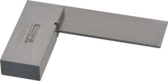 SPI - 2" Blade Length, 2" Base Length Spring Steel Square - 0.0005" (Parallel) & 0.001" (Square) Accuracy - Eagle Tool & Supply