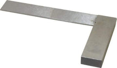 SPI - 4" Blade Length, 3" Base Length Spring Steel Square - 0.0006" (Parallel) & 0.0012" (Square) Accuracy - Eagle Tool & Supply