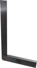 SPI - 12" Blade Length, 7-1/2" Base Length Spring Steel Square - 0.001" (Parallel) & 0.002" (Square) Accuracy - Eagle Tool & Supply