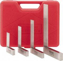 SPI - 4 Piece, 2, 2-1/2, 3, 4 Inch Base Length, 2, 3, 4, 6 Inch Blade Length, Square Set - Eagle Tool & Supply
