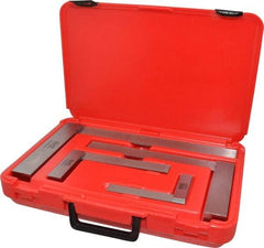 SPI - 4 Piece, 3, 4, 5-1/2, 7-1/2 Inch Base Length, 4, 6, 9, 12 Inch Blade Length, Square Set - Eagle Tool & Supply