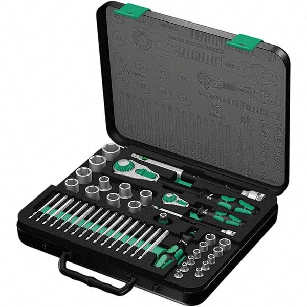Wera - Socket Sets Measurement Type: Metric Drive Size: 1/4, 1/2 - Eagle Tool & Supply