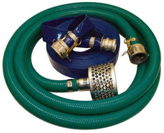 Alliance Hose & Rubber - Suction and Discharge Pump Hose Kits - For Use with 1-1/2 Inch Pumps with Cam and Groove Couplings - Eagle Tool & Supply