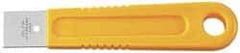 Olfa - Stainless Steel 1-Edge Scraper - 1" Blade Width x 1" Blade Length, 6-5/16" Long Handle - Eagle Tool & Supply