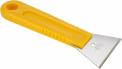 Olfa - Stainless Steel 1-Edge Scraper - 1-1/4" Blade Width x 2-21/64" Blade Length, 6-5/16" Long Handle - Eagle Tool & Supply