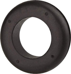 Made in USA - 1-3/4" OD, 1/2" Thick Military Specification Grommet - Buna-N Rubber, 1-3/8" Slot Diam x 1/8" Slot Width - Eagle Tool & Supply