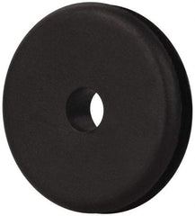 Made in USA - 7/8" OD, 3/16" Thick Military Specification Grommet - Buna-N Rubber, 5/8" Slot Diam x 1/16" Slot Width - Eagle Tool & Supply