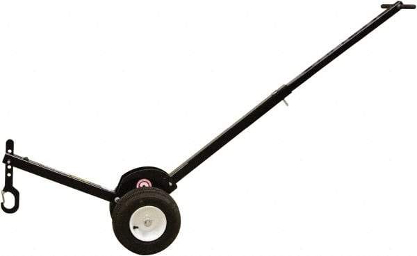 Mag-Mate - 400 Lb Load Capacity, Lift Magnet Dolly - 12" High x 41" Long x 13" Wide - Eagle Tool & Supply