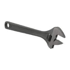 Paramount - 1-1/2" Jaw Capacity, 12" Standard Adjustable Wrench - Chrome Vanadium Steel, Black Finish - Eagle Tool & Supply