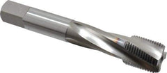 OSG - 3/4-16 UNF 4 Flute 2B Bottoming Spiral Flute Tap - Vanadium High Speed Steel, TiCN Finish, 110mm OAL, Right Hand Flute, Right Hand Thread, Series 13013 - Eagle Tool & Supply
