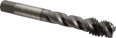 OSG - 1/2-13 UNC 3 Flute 2B Modified Bottoming Spiral Flute Tap - Vanadium High Speed Steel, TiCN Finish, 3-3/8" OAL, Right Hand Flute, Right Hand Thread, H5, Series 290 - Eagle Tool & Supply