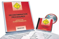 Marcom - Decontamination Procedures, Multimedia Training Kit - 45 min Run Time CD-ROM, English & Spanish - Eagle Tool & Supply