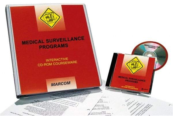 Marcom - Medical Surveillance Programs, Multimedia Training Kit - 45 min Run Time CD-ROM, English & Spanish - Eagle Tool & Supply