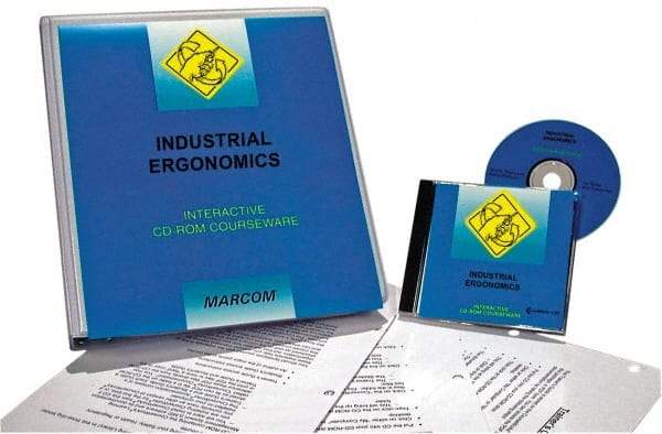 Marcom - Industrial Ergonomics, Multimedia Training Kit - 45 min Run Time CD-ROM, English & Spanish - Eagle Tool & Supply