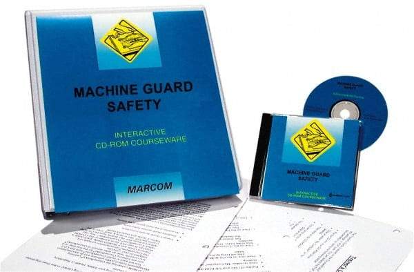 Marcom - Machine Guard Safety, Multimedia Training Kit - 45 min Run Time CD-ROM, English & Spanish - Eagle Tool & Supply