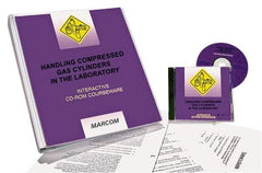 Marcom - Handling Compressed Gas Cylinders in the Laboratory, Multimedia Training Kit - 45 min Run Time CD-ROM, English & Spanish - Eagle Tool & Supply