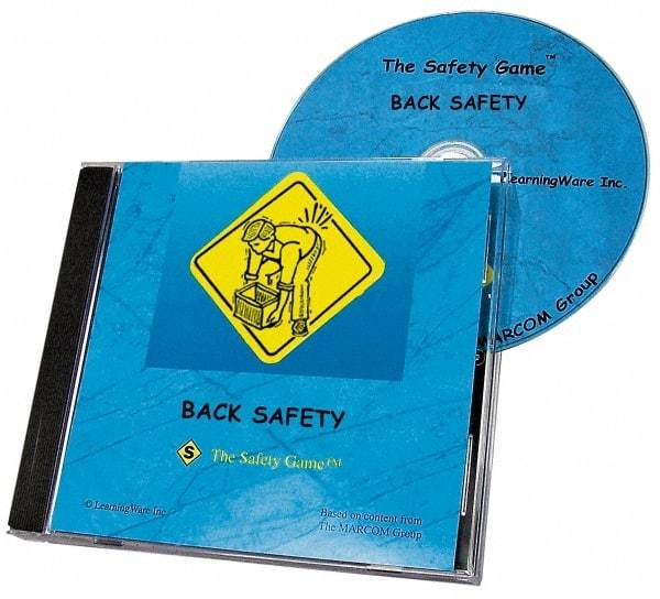 Marcom - Back Safety, Multimedia Training Kit - Computer Game, English - Eagle Tool & Supply