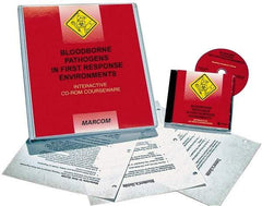 Marcom - Bloodborne Pathogens in First Response Environments, Multimedia Training Kit - 45 min Run Time CD-ROM, English & Spanish - Eagle Tool & Supply