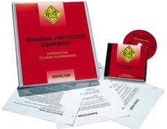 Marcom - Personal Protective Equipment, Multimedia Training Kit - 45 min Run Time CD-ROM, English & Spanish - Eagle Tool & Supply