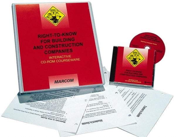 Marcom - Right to Know, Multimedia Training Kit - 45 min Run Time CD-ROM, English & Spanish - Eagle Tool & Supply