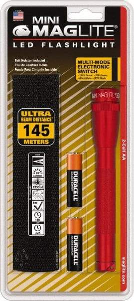 Mag-Lite - LED Bulb, Mini Flashlight - Aluminum Body, AA Batteries - Eagle Tool & Supply