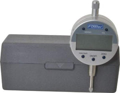 Fowler - 0 to 12.5mm Range, 0.0005" Graduation, Electronic Drop Indicator - Inch & Metric System, Digital Display - Eagle Tool & Supply