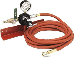 Myers Tire Supply - Air Compressor Automatic Tire Inflator Tool - 160 psi, Consists of Wall Mounting Bracket, Adjustable Pressure Gauge, On/Off Lever, 20' Air Hose, Clip-On Chuck - Eagle Tool & Supply