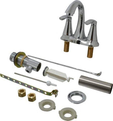 Moen - Lever Handle, Residential Bathroom Faucet - Two Handle, Pop Up Drain, Arc Spout - Eagle Tool & Supply