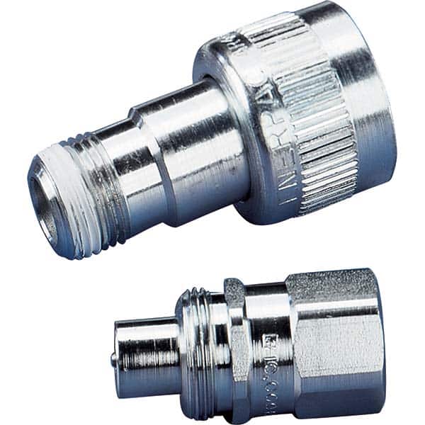 Enerpac - Hydraulic Hose Fittings & Couplings Type: Coupler Set Hose Size: 1/4 - Eagle Tool & Supply