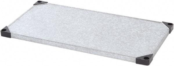 Quantum Storage - 1 Shelf Wire Shelving Unit - 48" Wide x 21" Deep x 2" High, - Eagle Tool & Supply