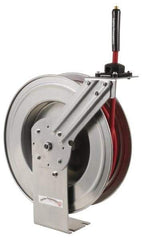 PRO-SOURCE - 75' Spring Retractable Hose Reel - 300 psi, Hose Included - Eagle Tool & Supply